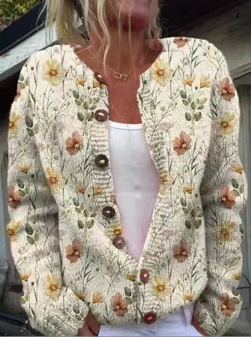 Women's Loose fitting cardigan