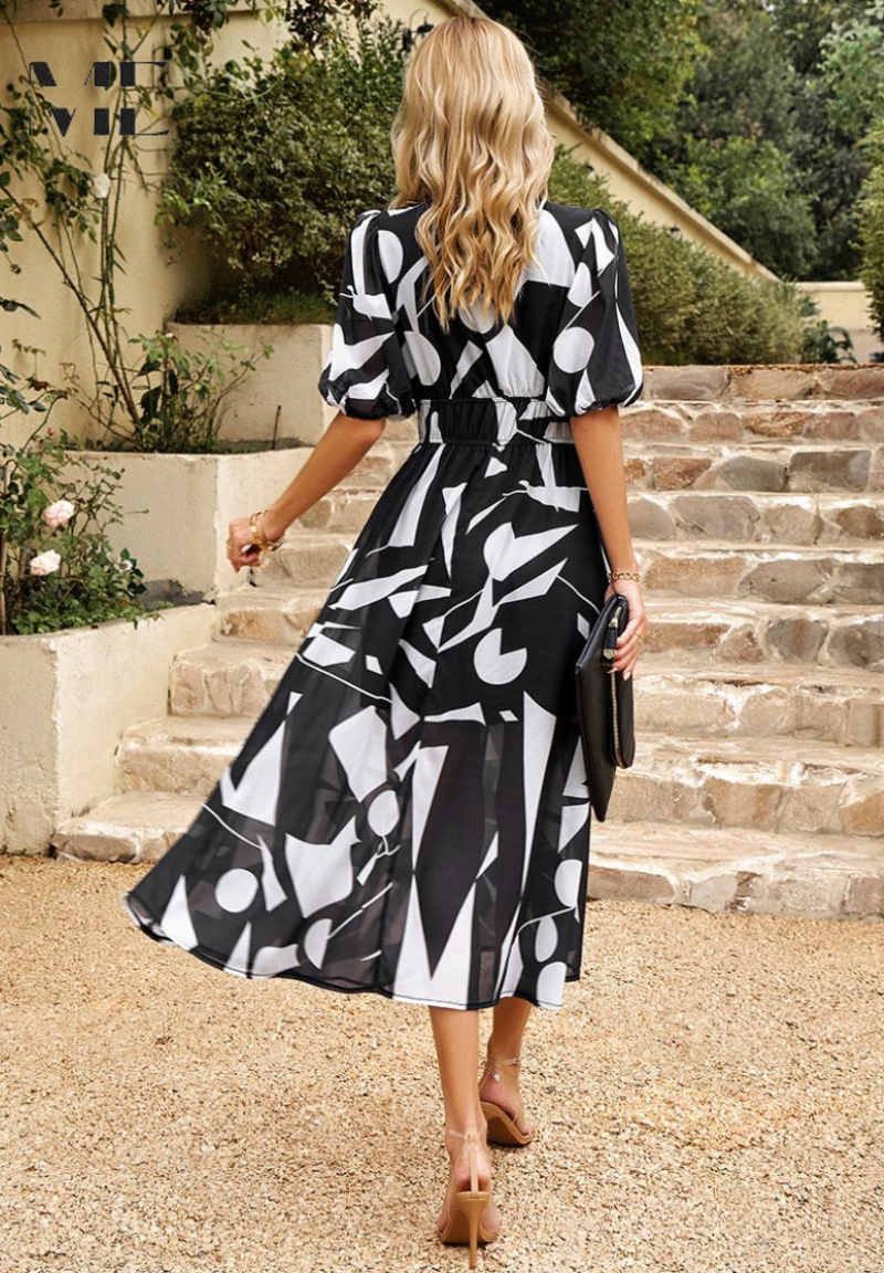 Women's Elegant Floral Dress