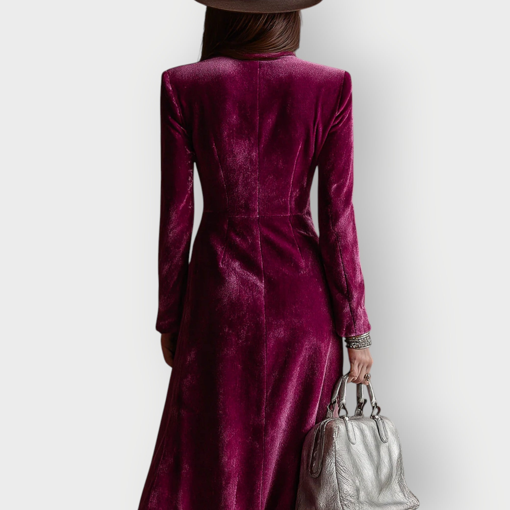 Women's Luxe Velvet Maxi Dress