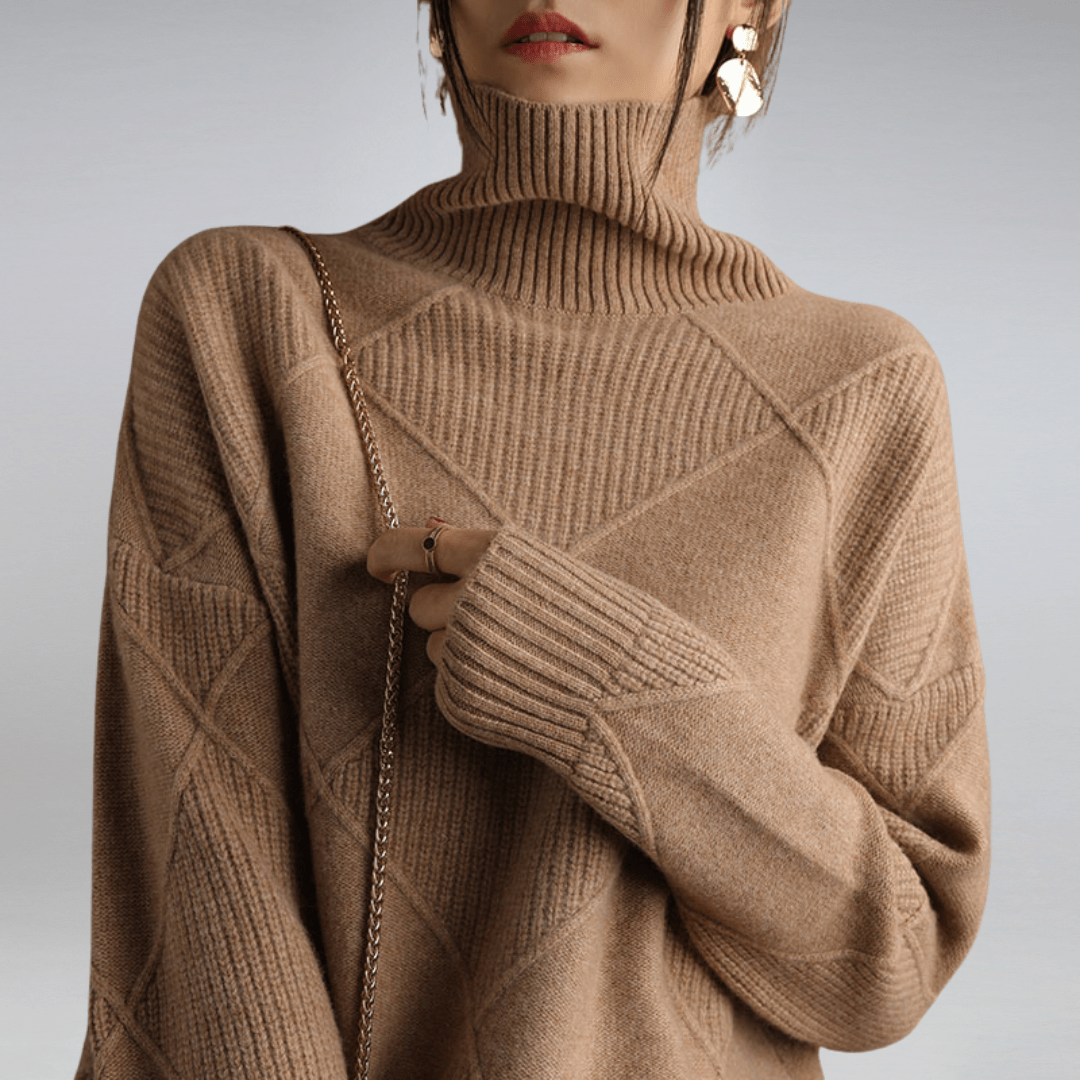 Women's Soft turtleneck sweater