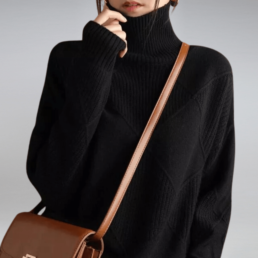Women's Soft turtleneck sweater