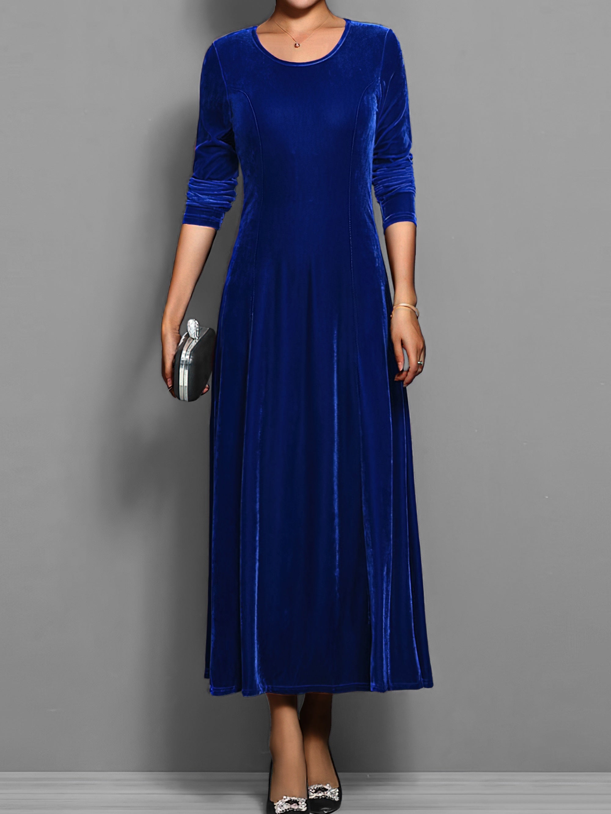 Women's Soft Velvet Dress