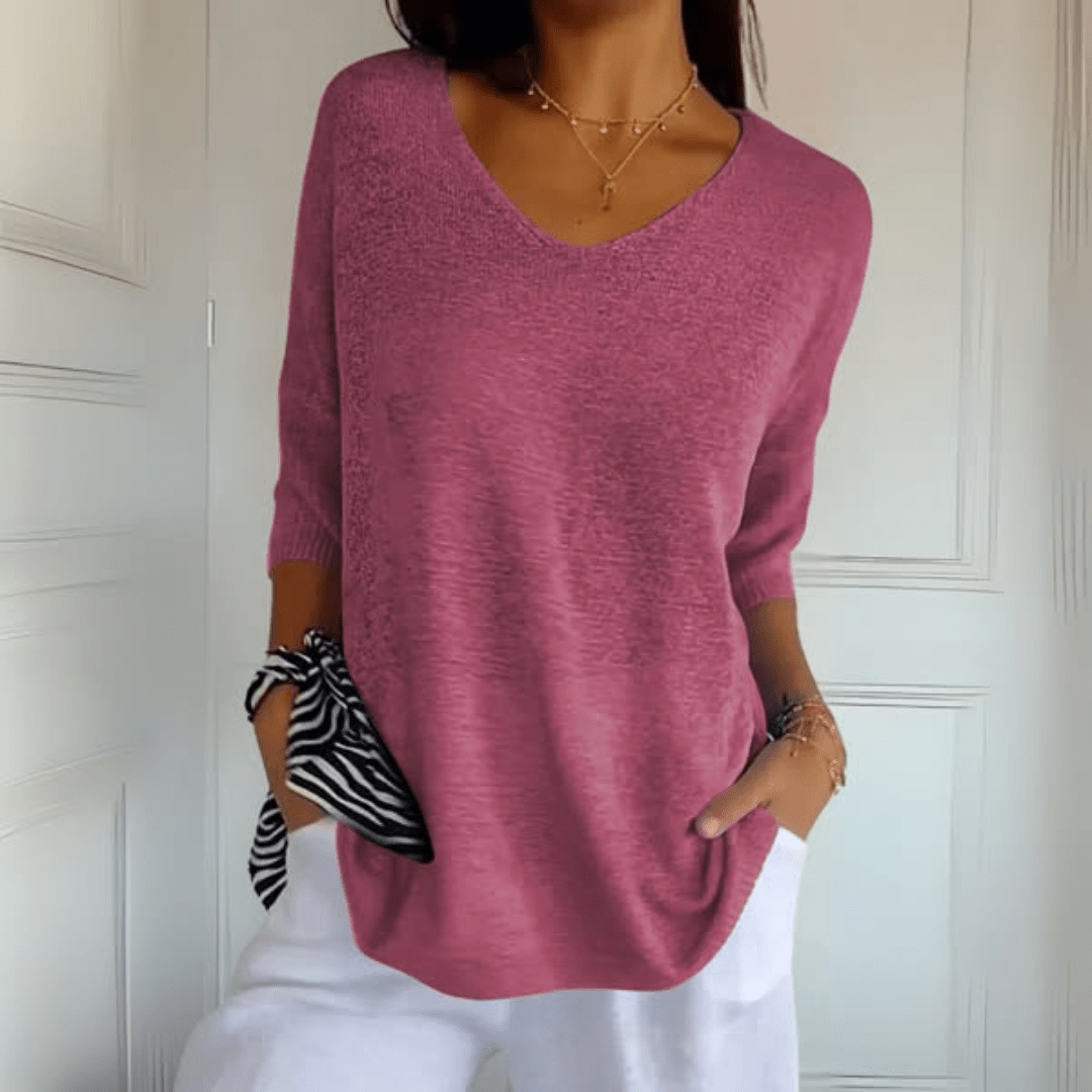 Women's V-Neck Top