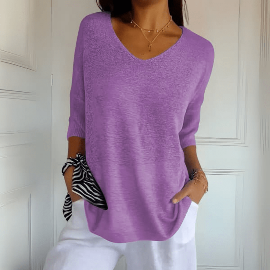 Women's V-Neck Top