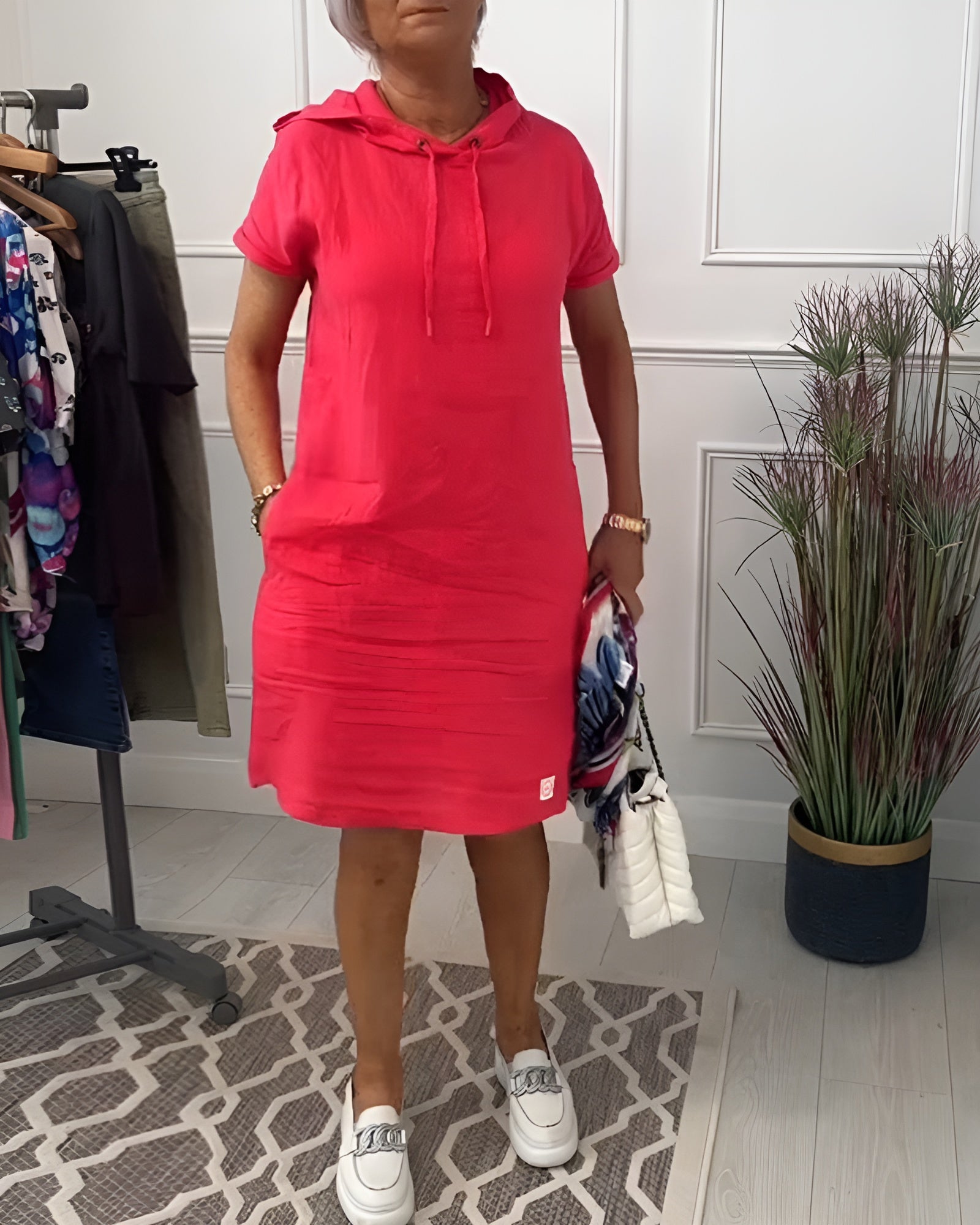 Women's Relaxed Hoodie Dress