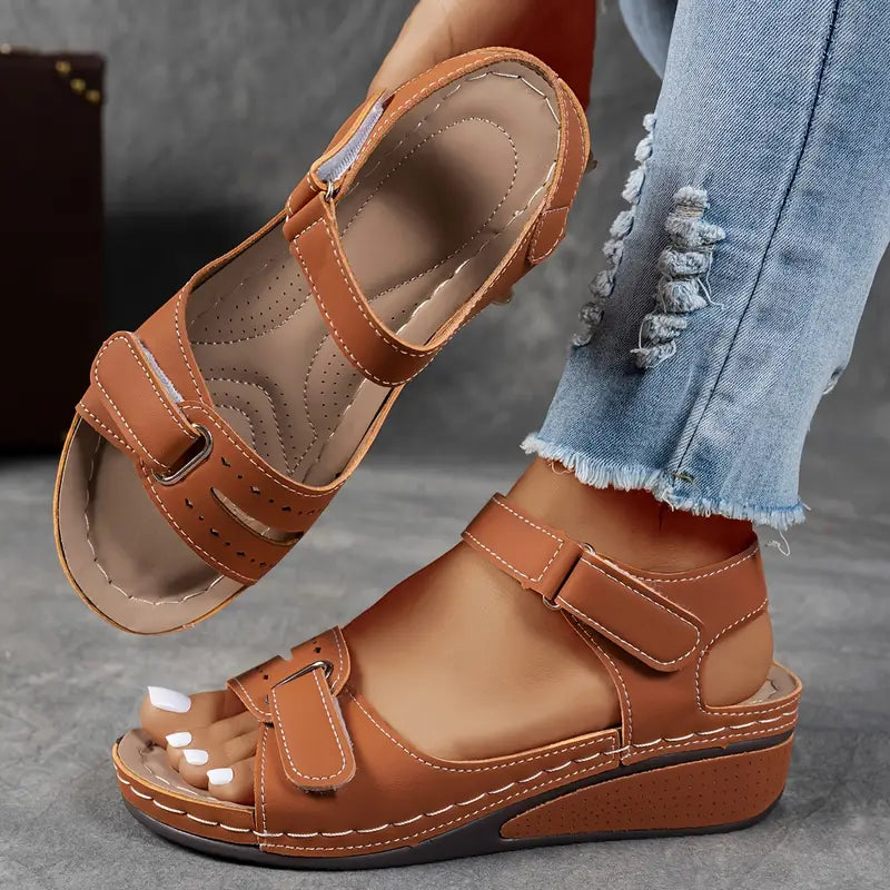 Women's Orthopedic Sandals with Wedge Heel