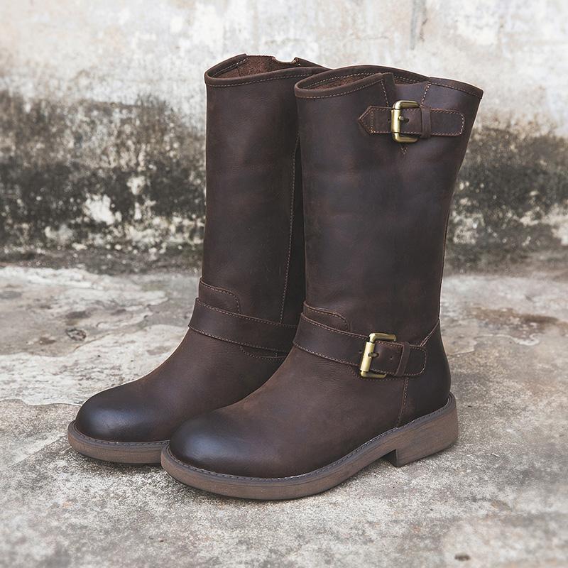 Women's Buckle Boots – Bold Style, Effortless Comfort