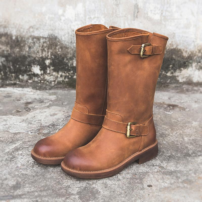 Women's Buckle Boots – Bold Style, Effortless Comfort
