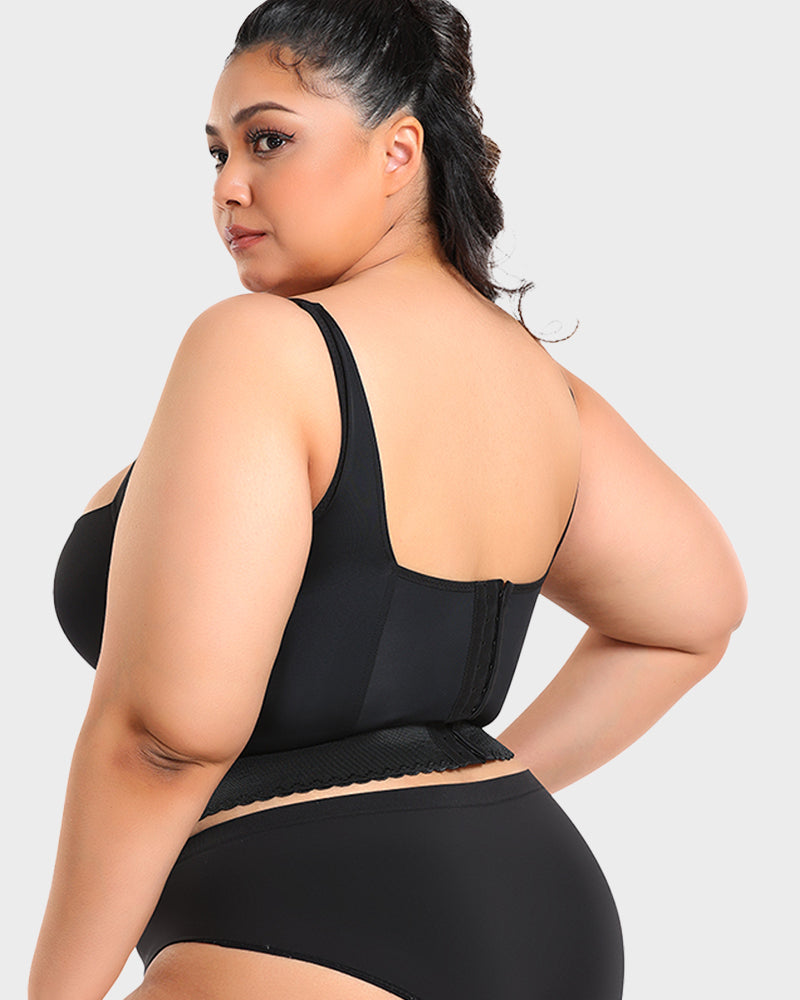 Women's Built-In Shapewear Longline Push-Up Bra