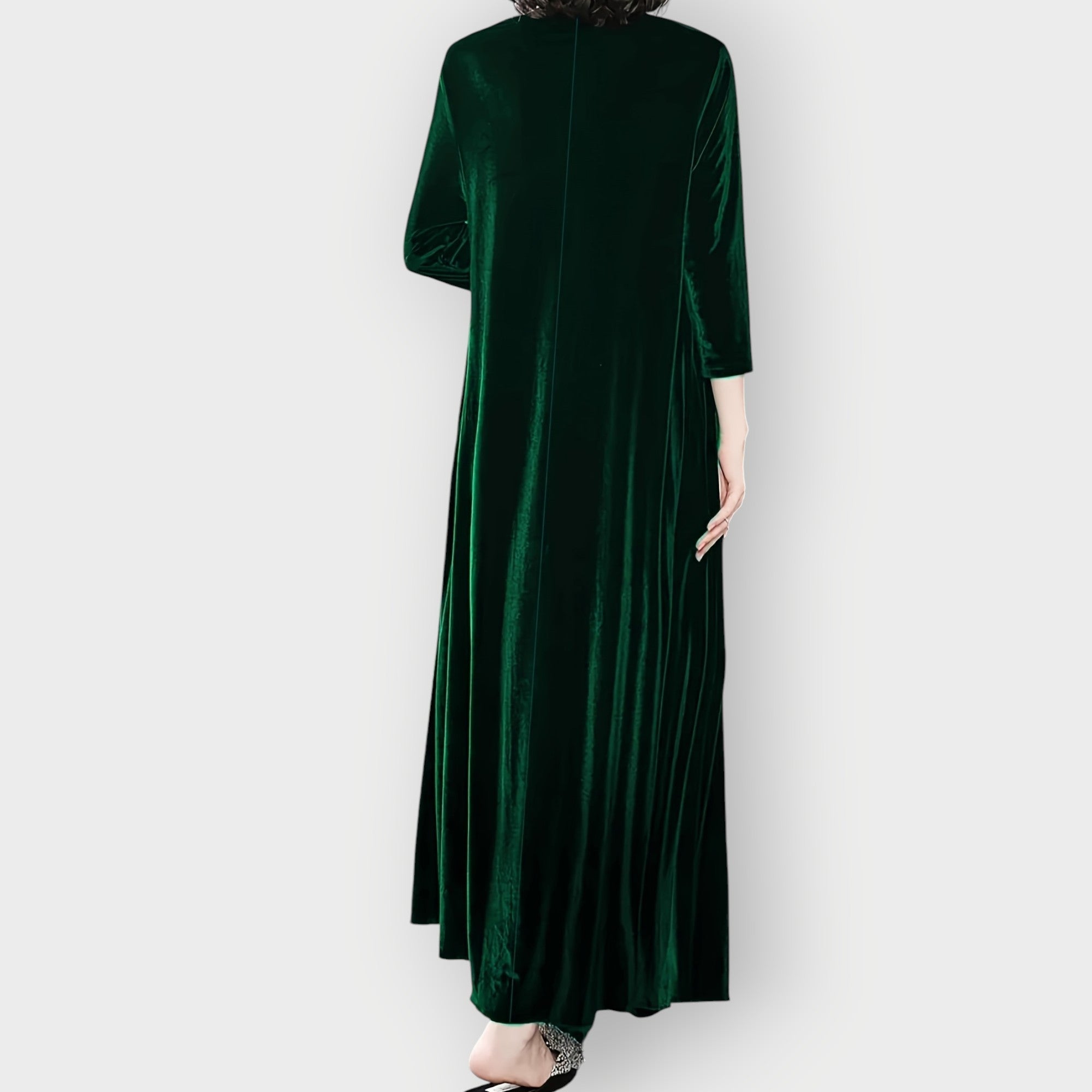 Women's Luxe Velvet Flow Maxi Dress
