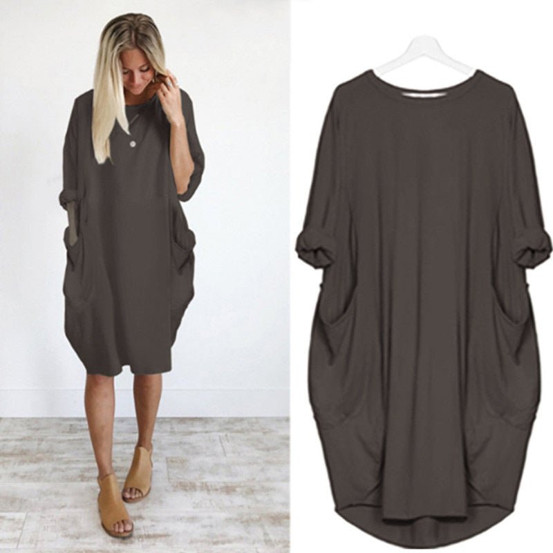 Women's Elegant Pocket Dress