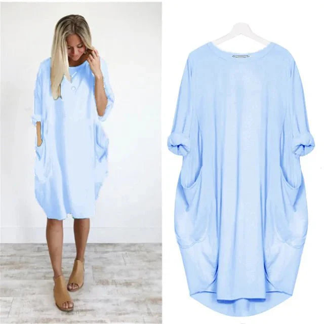 Women's Elegant Pocket Dress