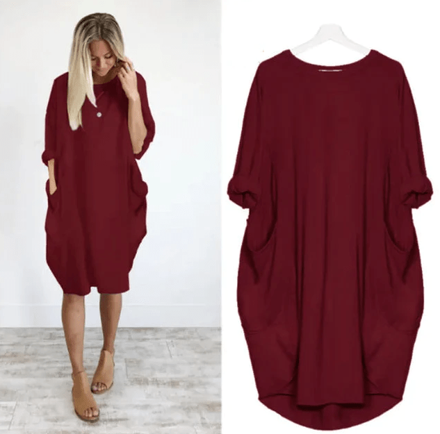 Women's Elegant Pocket Dress