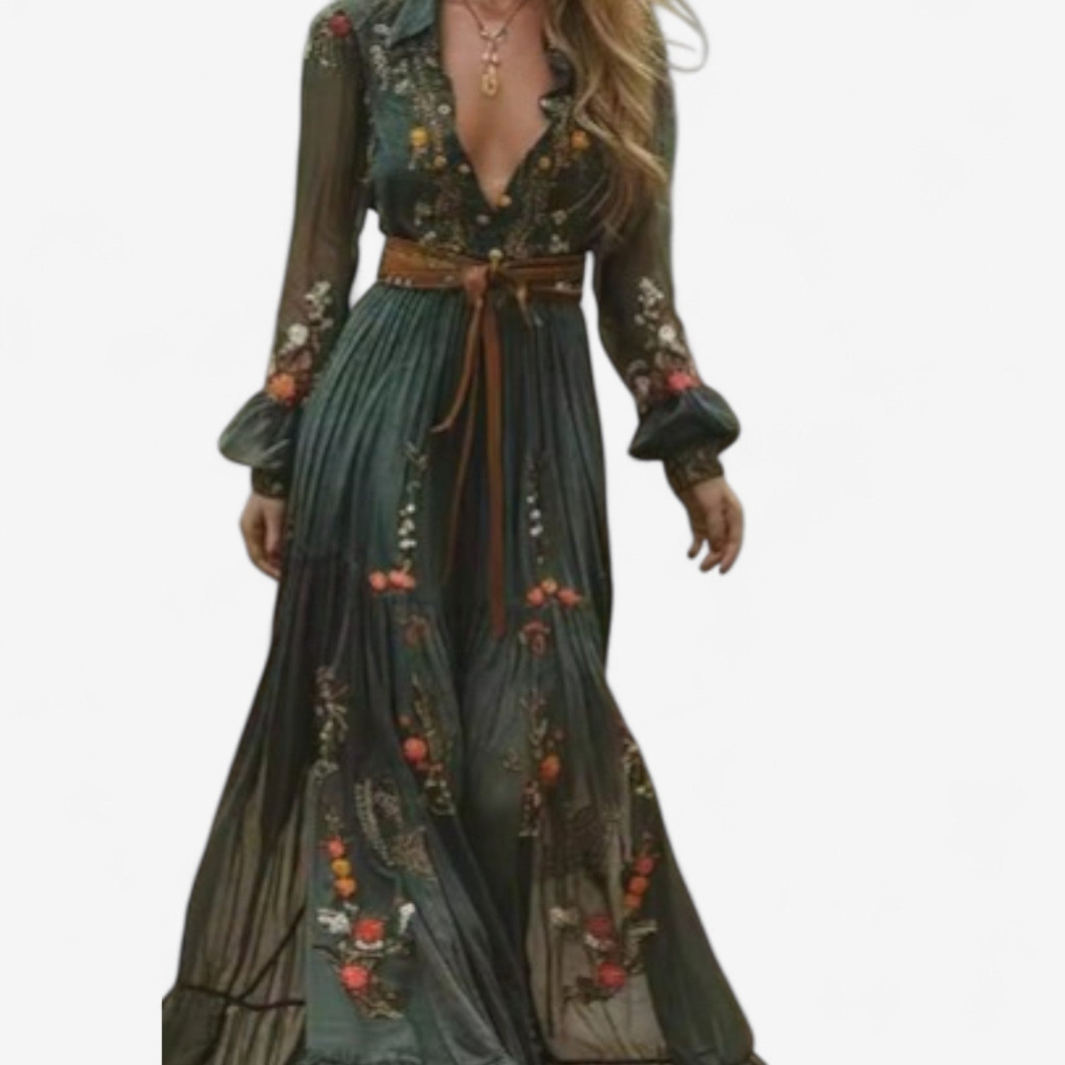 Women's Floral Maxi Dress