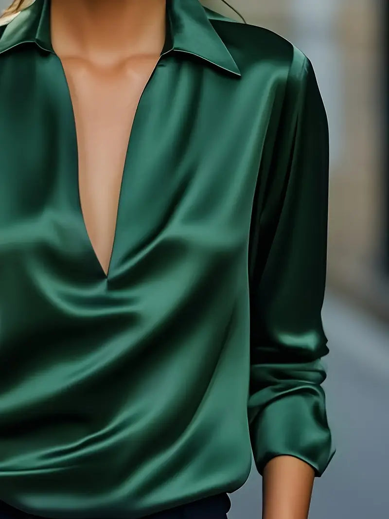 Women's Premium V-Neck Blouse