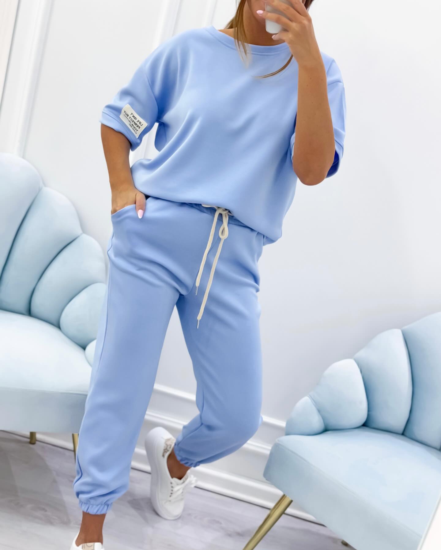 Women's Stylish Short Sleeve Set