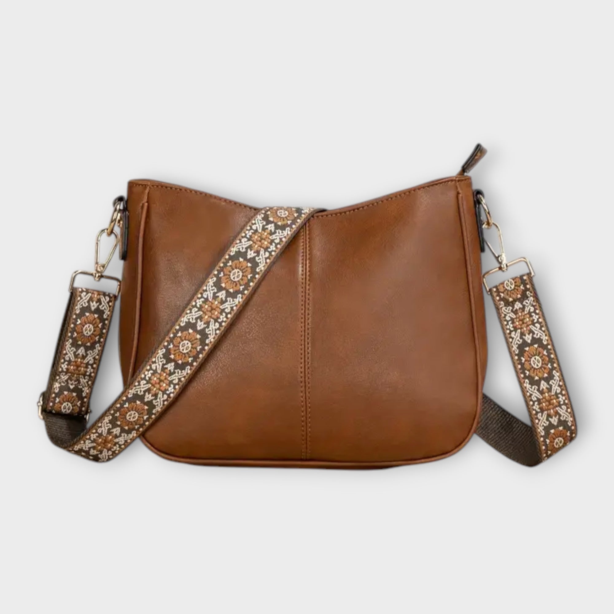 Women's Shoulder Bag with Bohemian Touch