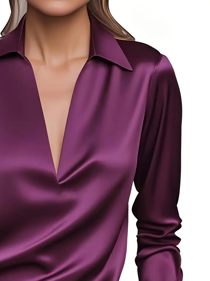 Women's Premium V-Neck Blouse
