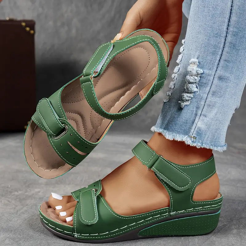 Women's Orthopedic Sandals with Wedge Heel