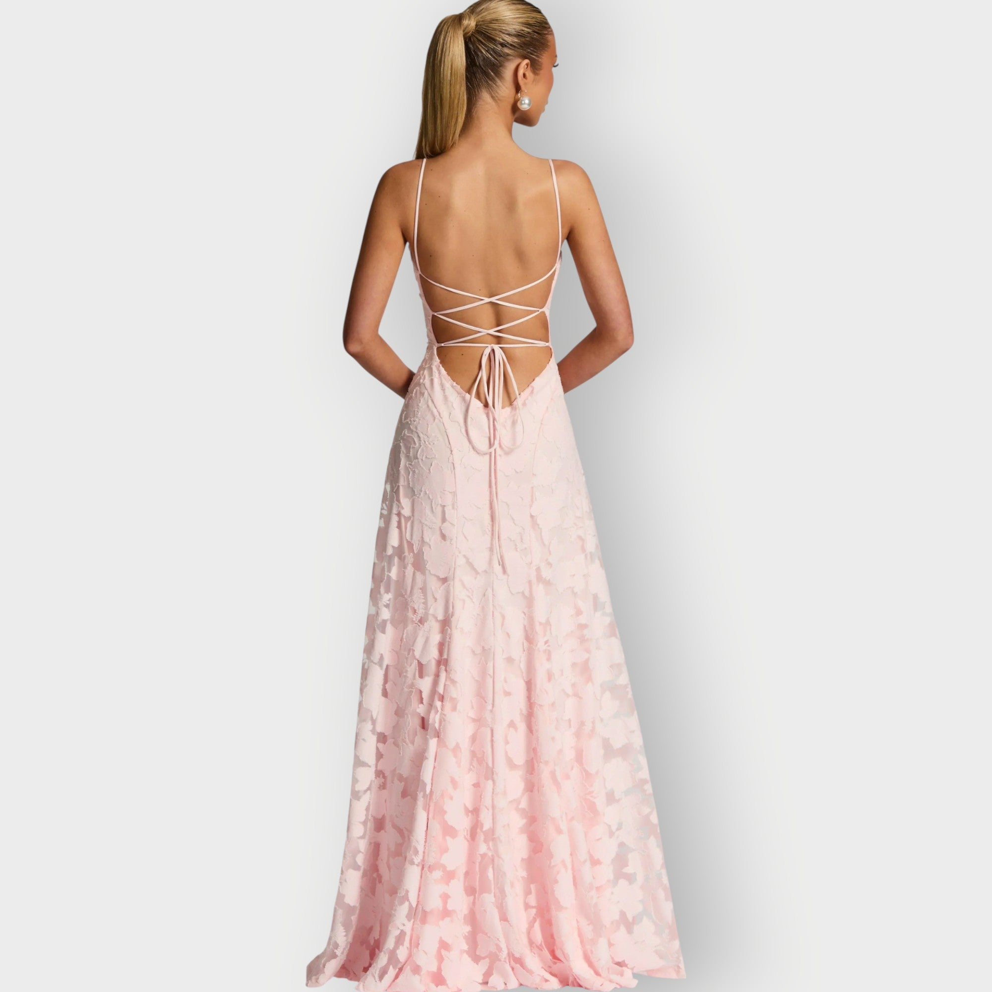 Women's Elegant Strapless Velvet Gown