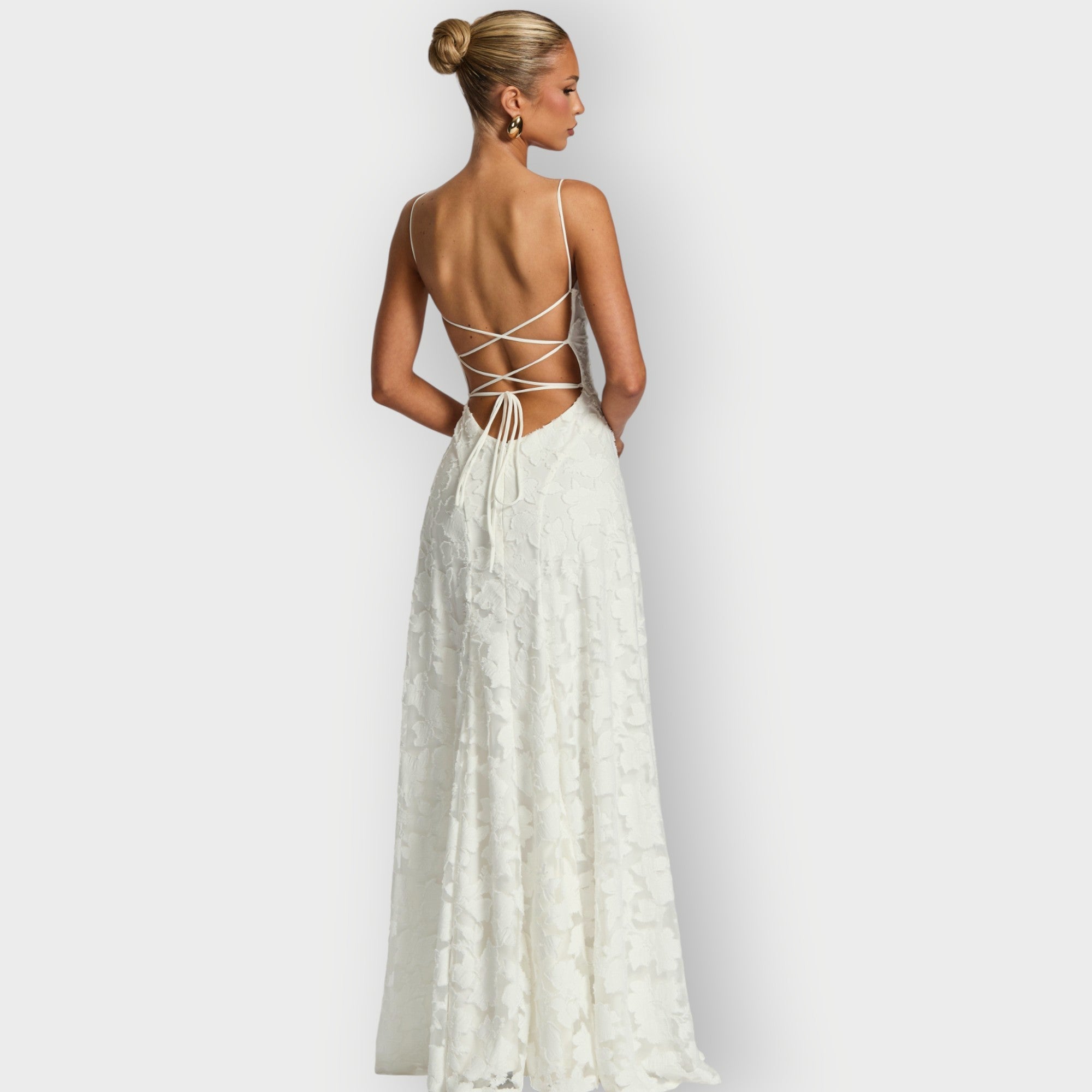 Women's Elegant Strapless Velvet Gown