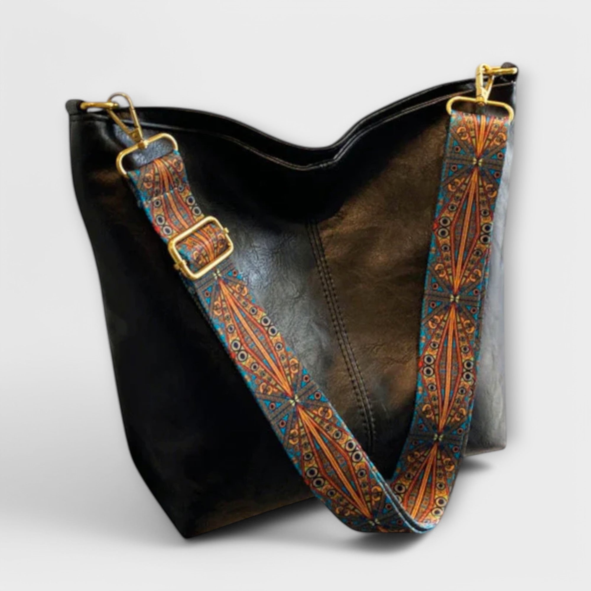 Women's Shoulder Bag with Unique Strap