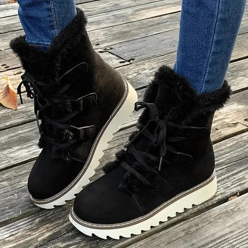 Women's Plush-Lined Winter Boots