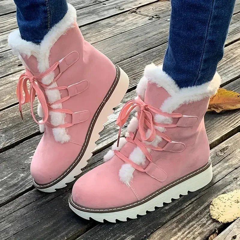 Women's Plush-Lined Winter Boots