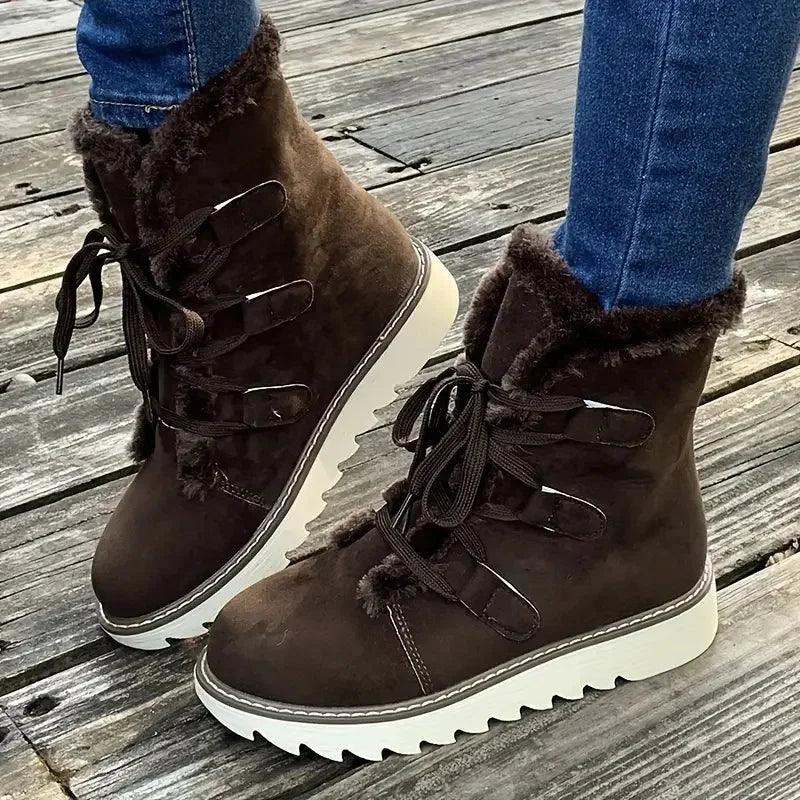 Women's Plush-Lined Winter Boots