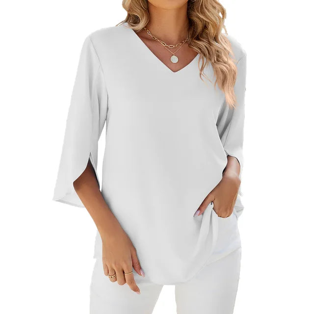 Women's V-Neck Blouse