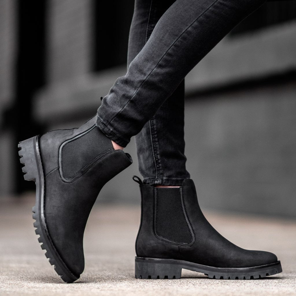 Women’s Ankle Boots - Chunky Lug Sole