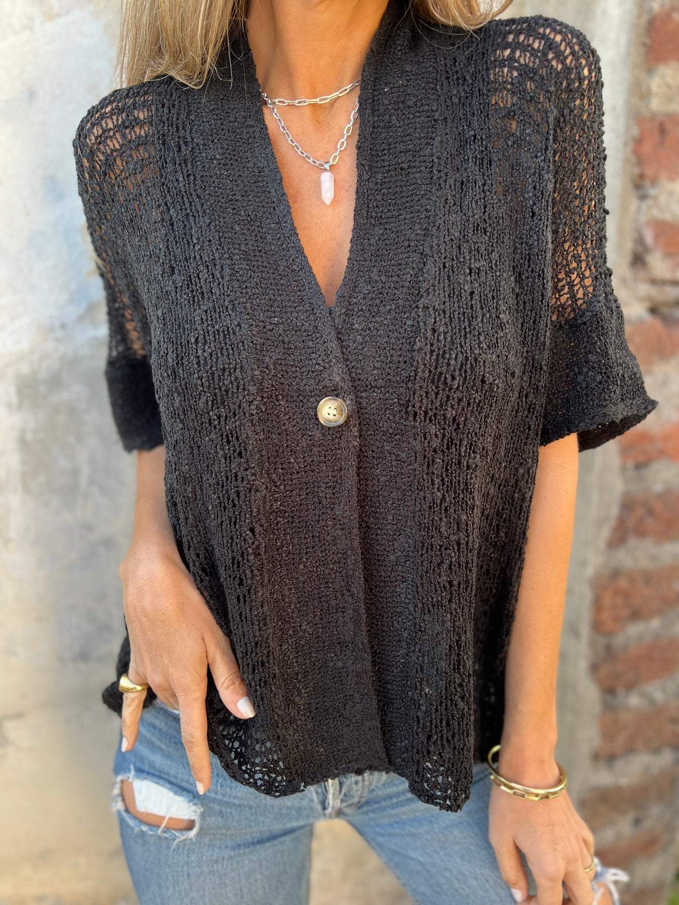 Women's Elegant Textured Top