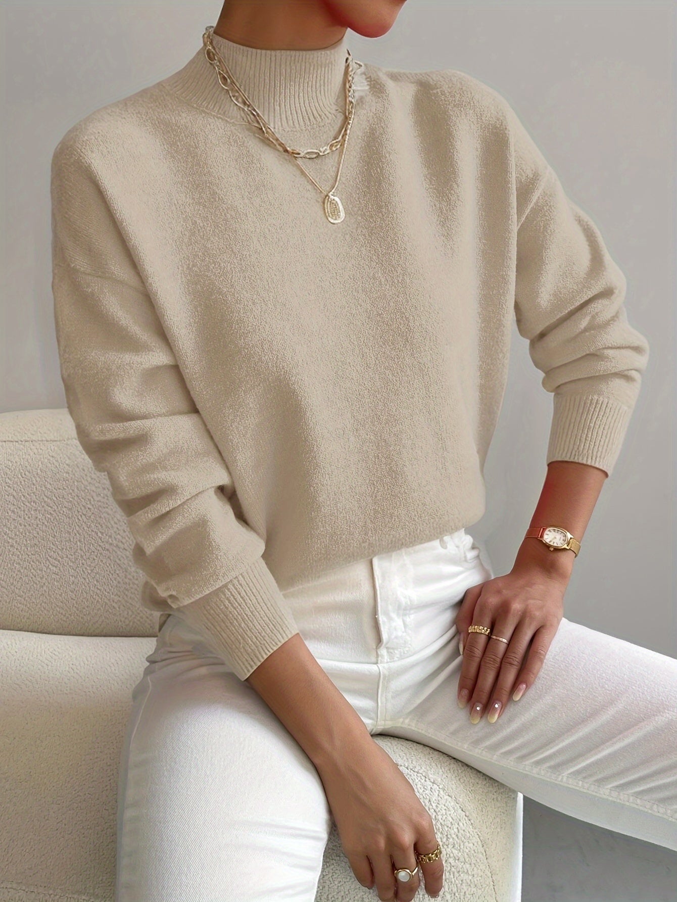 Women's Elegant Turtleneck Sweater