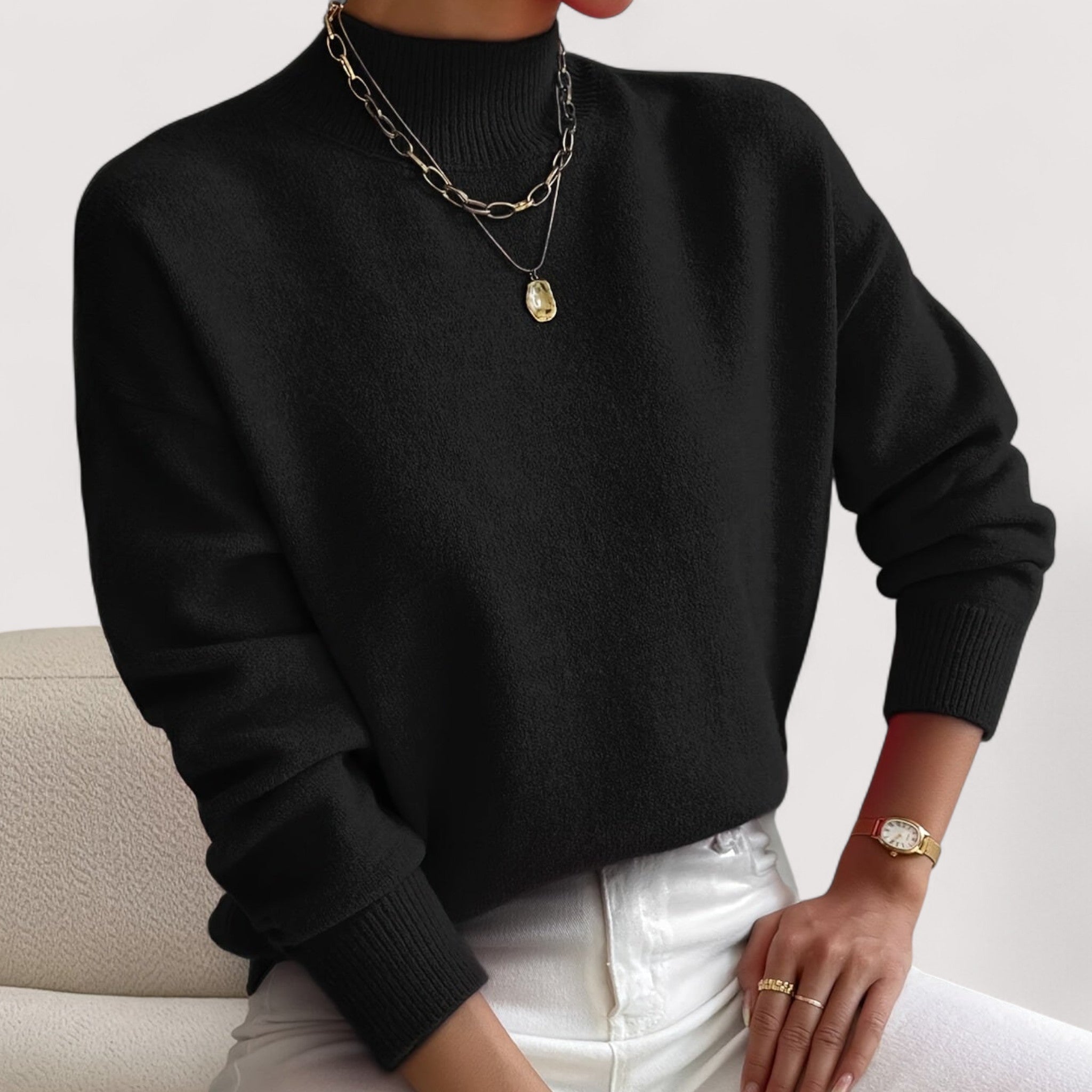 Women's Elegant and Comfortable Turtleneck Sweater