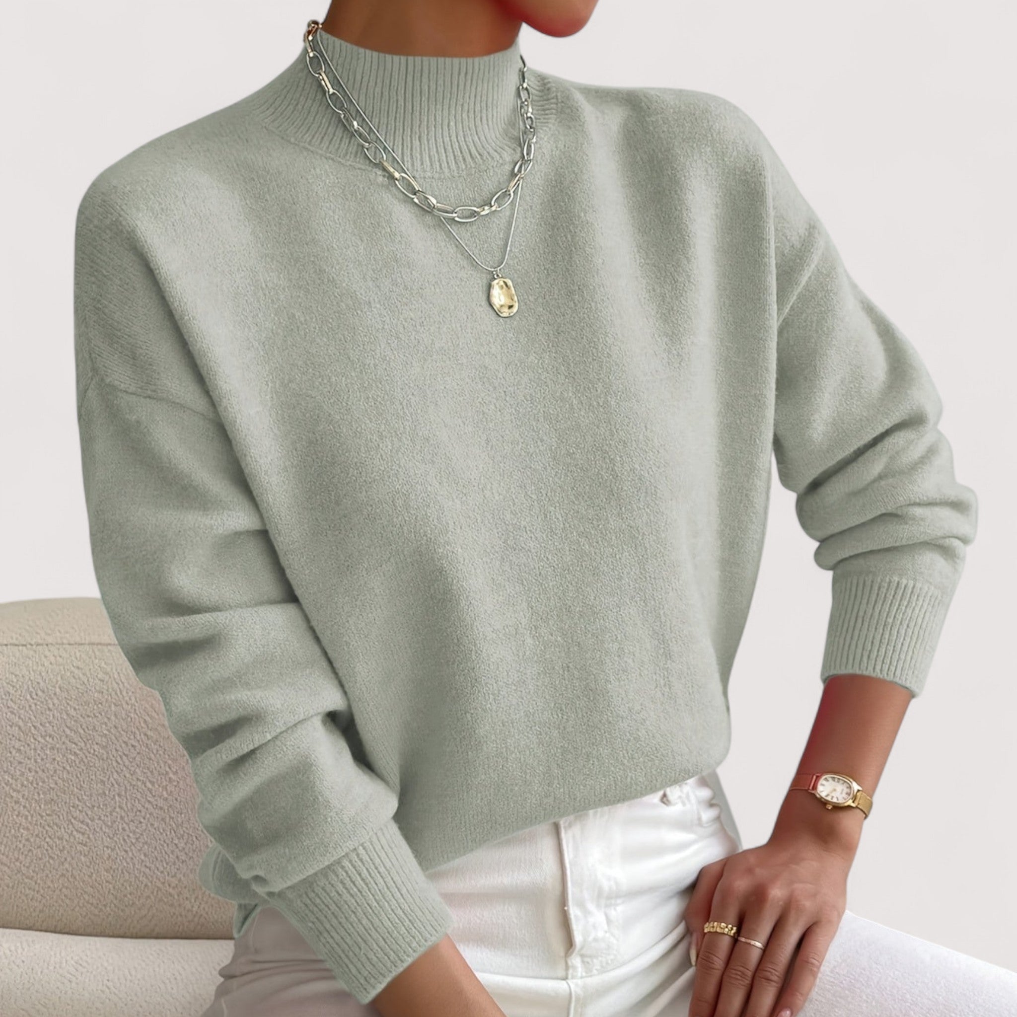 Women's Elegant and Comfortable Turtleneck Sweater
