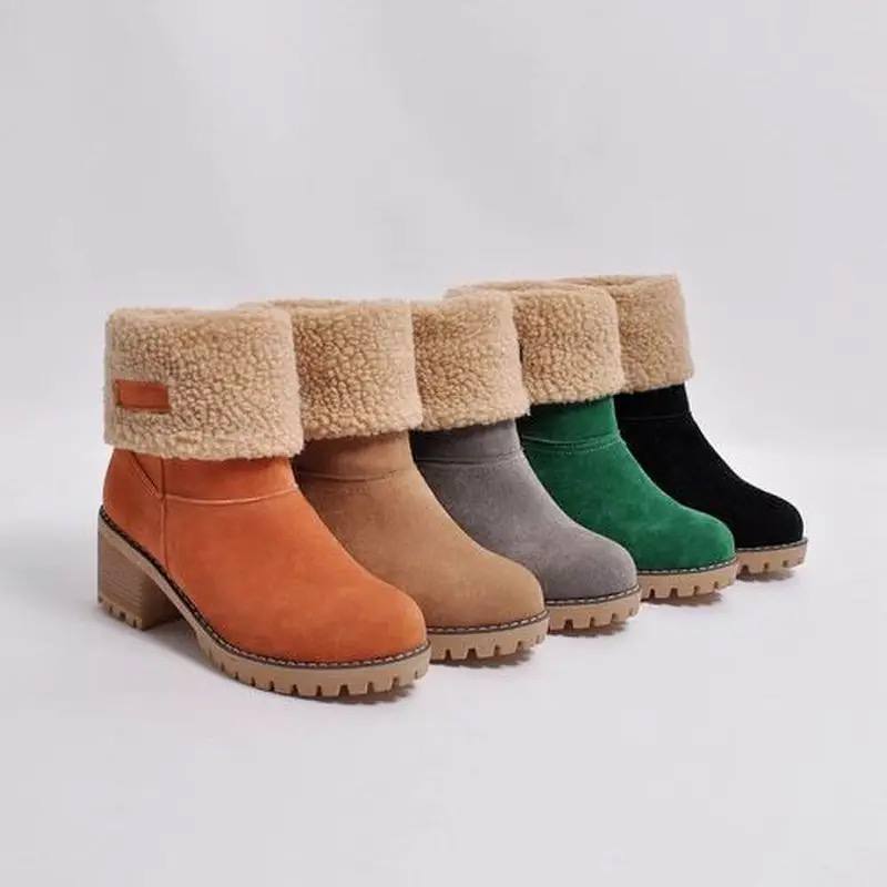 Women's Mid-Calf Wool Boots