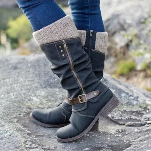 Women's Ankle Boots With Side Zipper