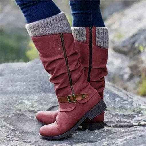 Women's Ankle Boots With Side Zipper