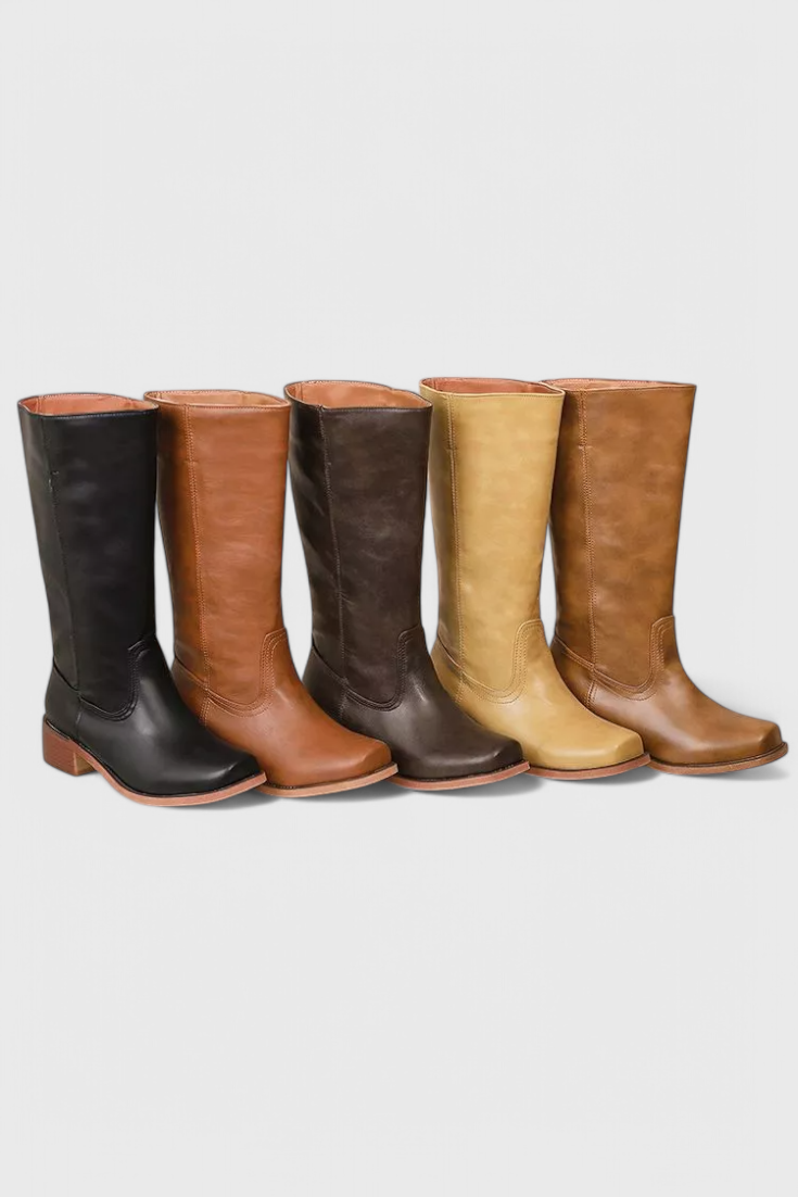 Women's Modern Classic Boots for All-Season Wear