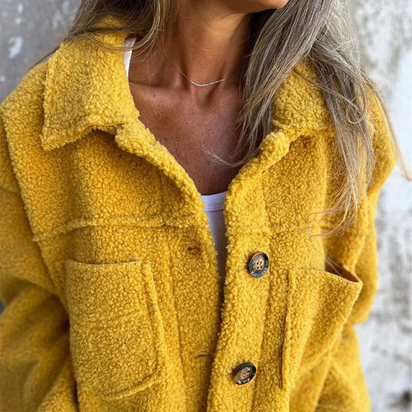 Women's Jacket with Lapel Collar