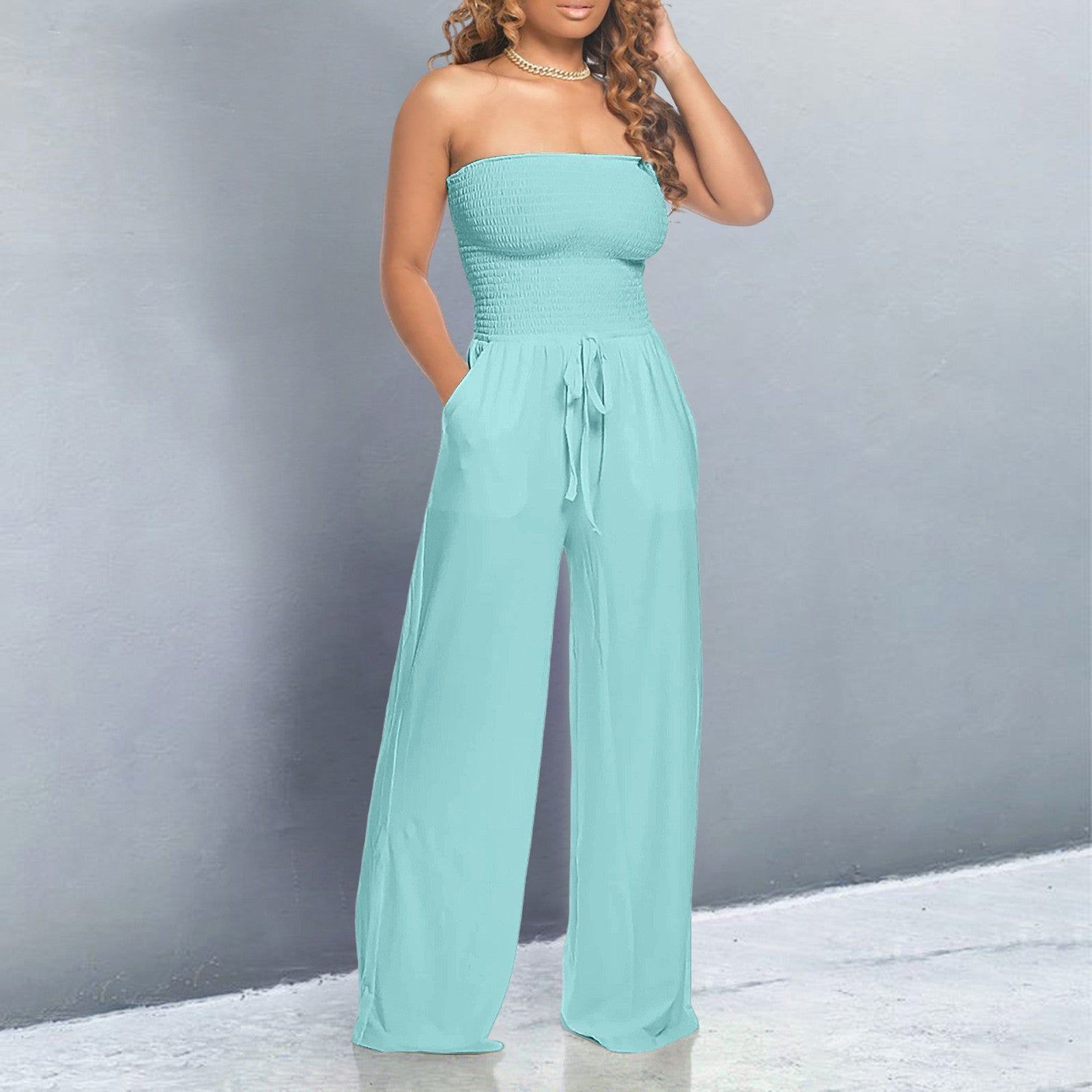 Women's Trendy Off-Shoulder Jumpsuit