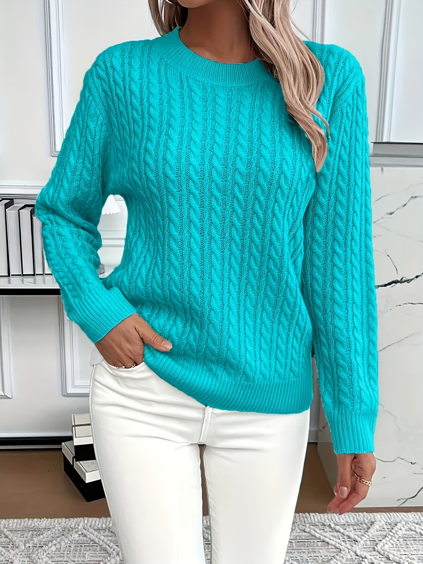 Women's Ladies' Cable Jumper