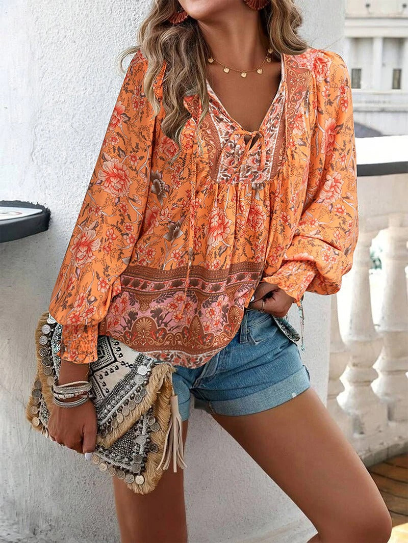 Women's Summer Floral Top