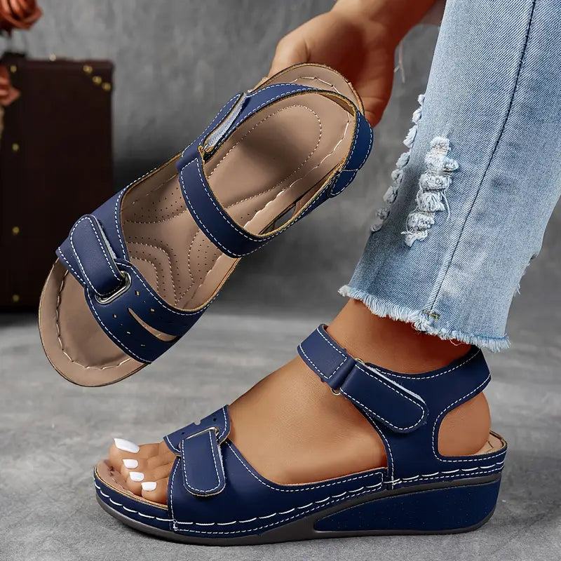 Women's Orthopedic Sandals with Wedge Heel