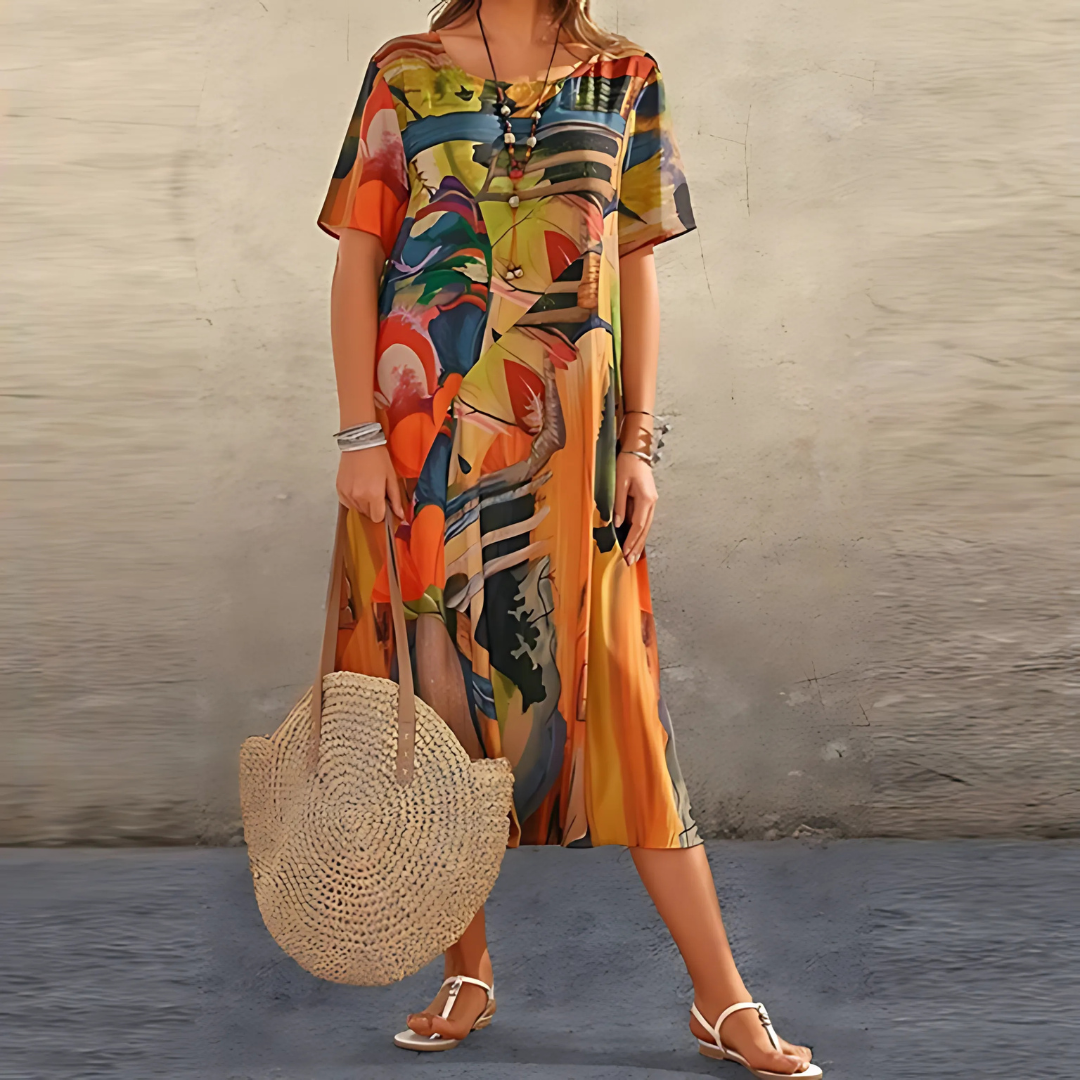 Women's Elegant Floral Dress