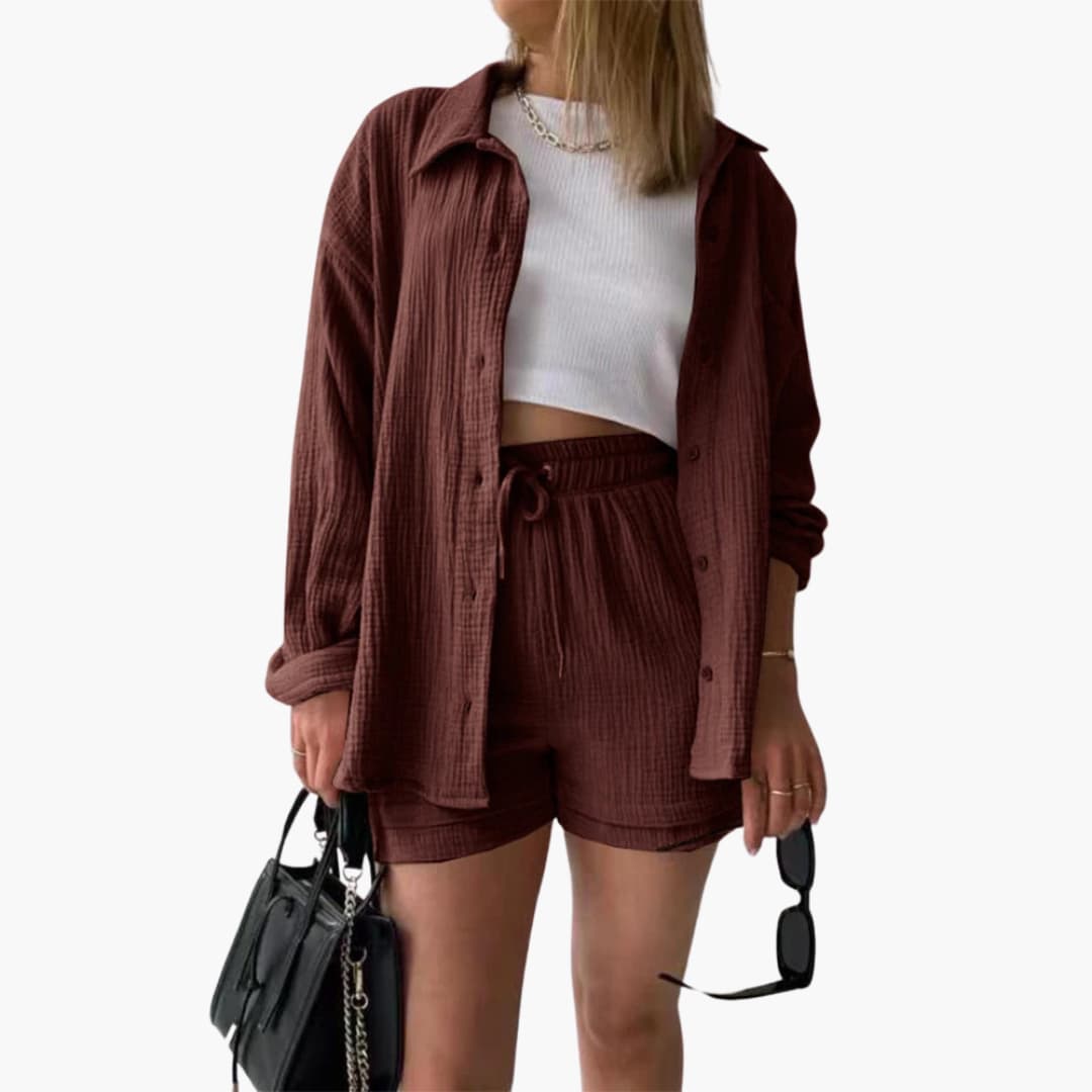 Women's Chic and Casual Two-Piece Set