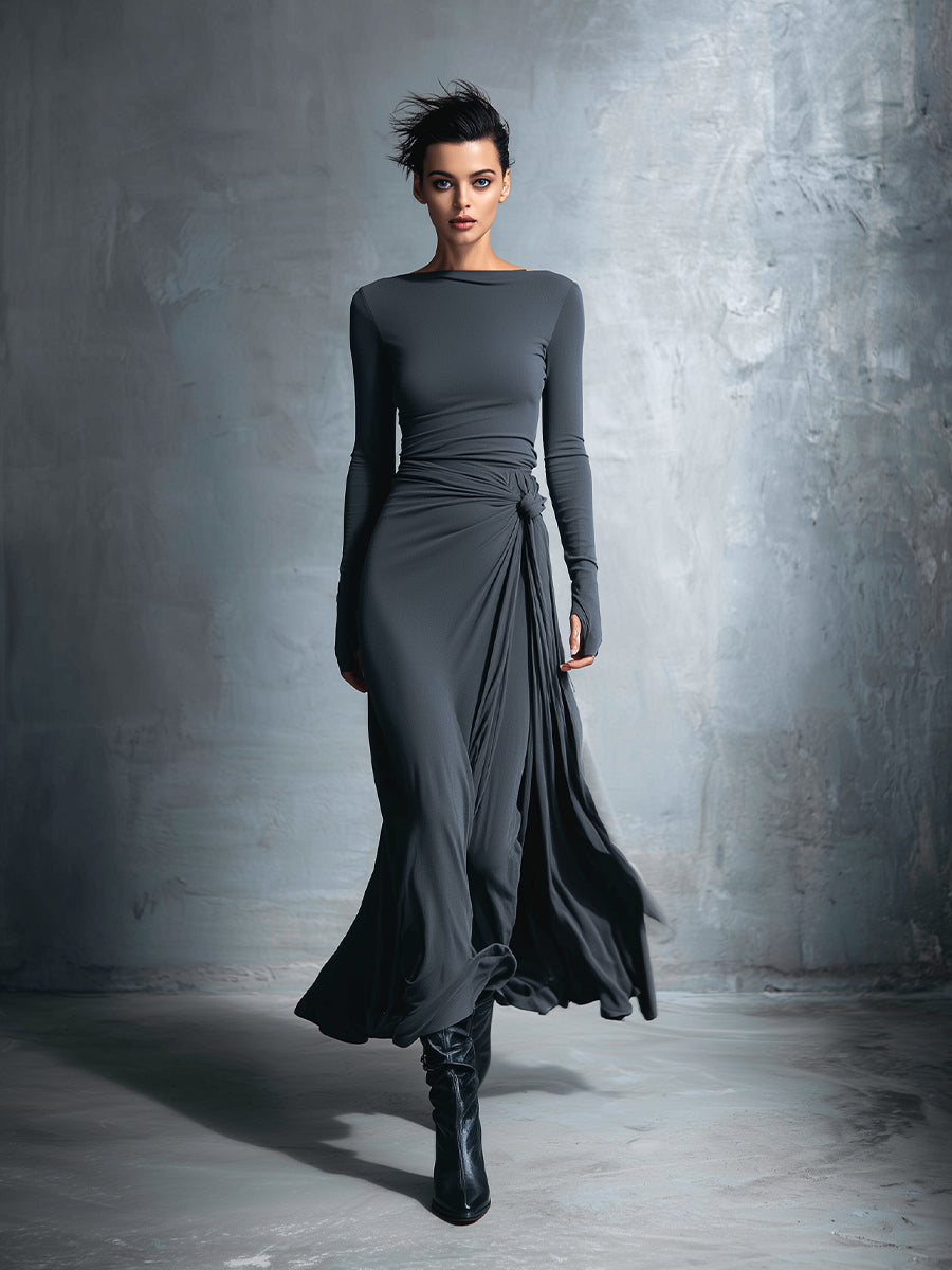 Women's Wrap Maxi Dress