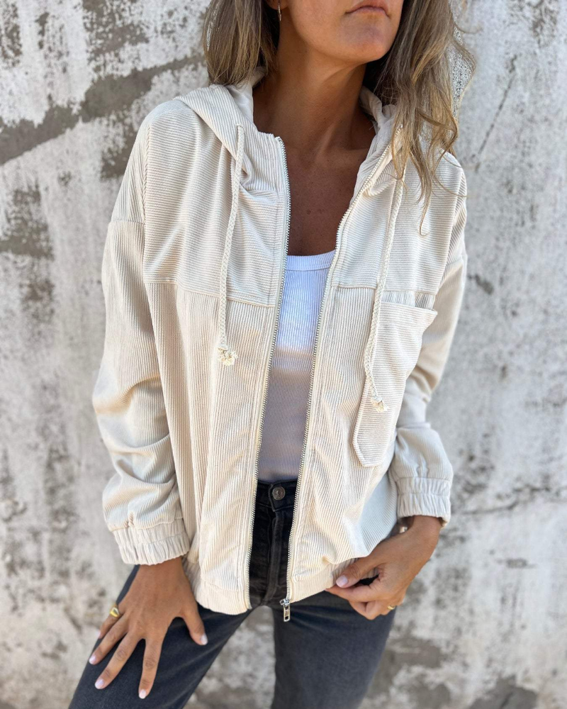 Women's Hooded Zip Jacket