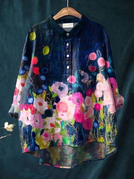 Women's Floral Blouse