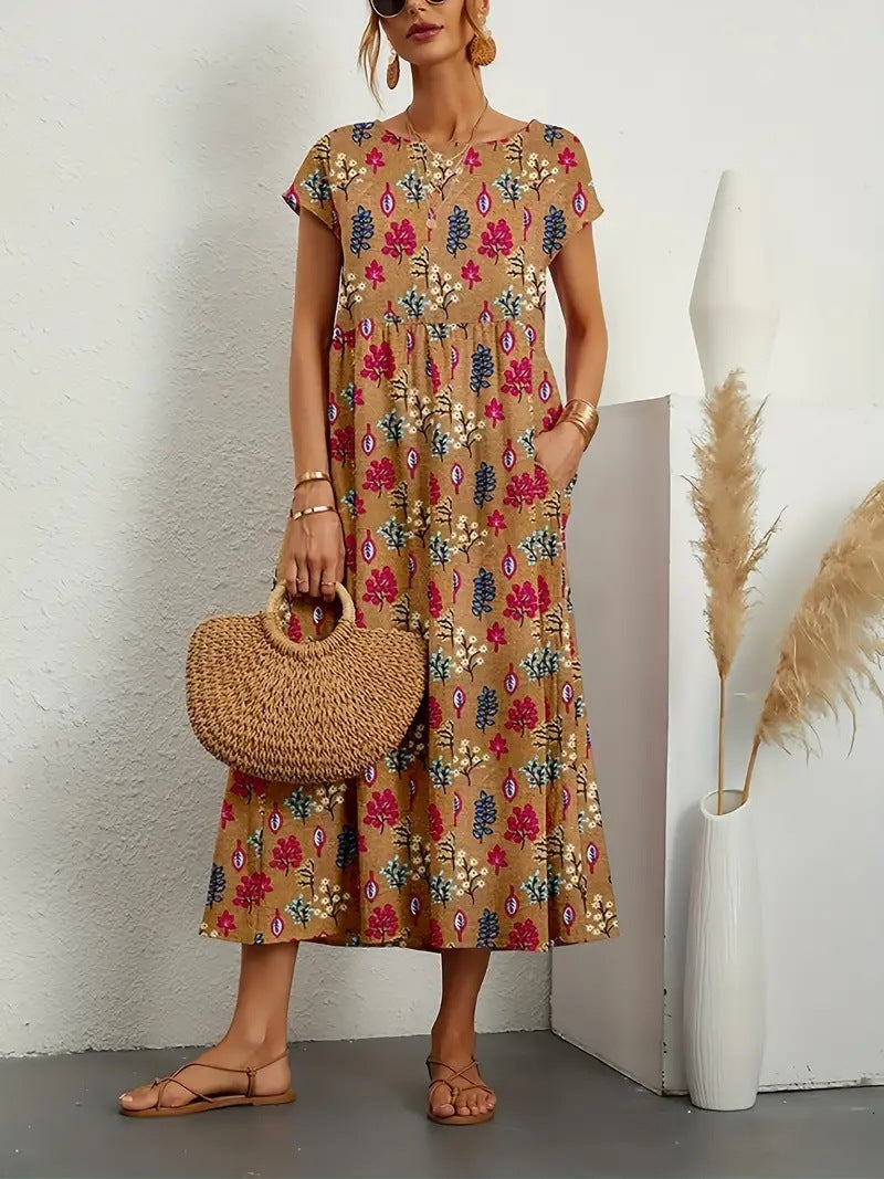 Women's Elegant Floral Dress
